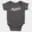 Maghizchi Short Sleeve Baby Onesie in Charcoal Color